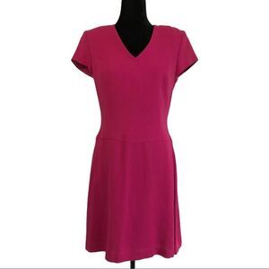 Linda Allard Ellen Tracy Fuschia Pink Dress - 4
